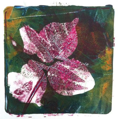 Monotype Experiments Monoprint versus Monotype. What is the difference?