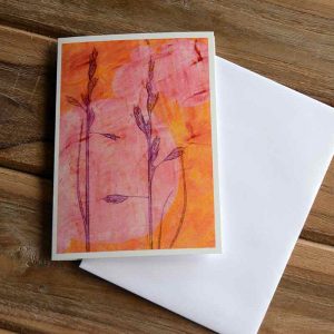 Blank Greeting Card - Afternoon Sun - by Kim Herringe