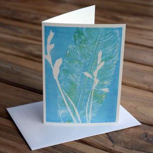 Blank Greeting Card - Morning Dew - by Kim Herringe