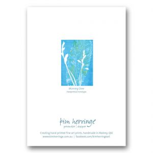 Morning Dew - card back