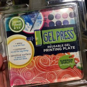 Sometimes bad gel - Gelli Arts - Gel Printing Plate