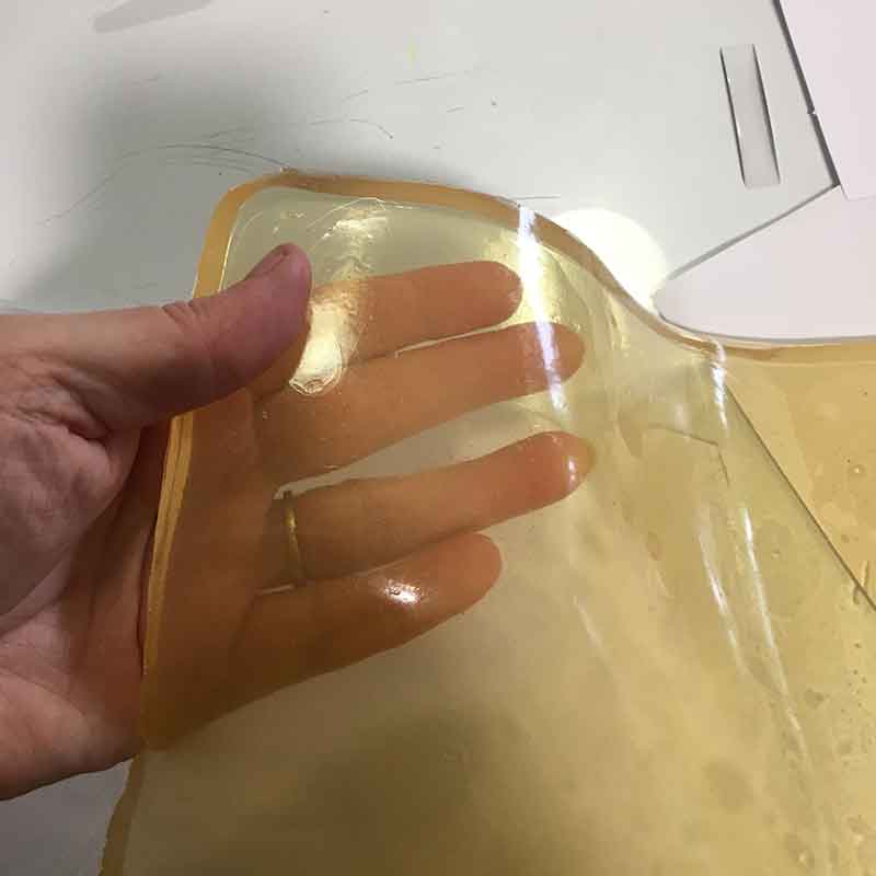 Sweet Leaf Notebook: DIY Gelatin Plate