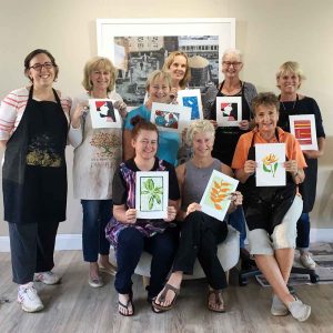 Colour and Reductive Linoprinting workshop