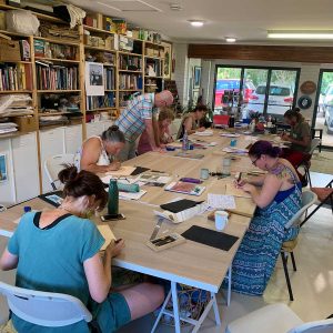 art workshops in Maleny at Kim Herringe's art studio