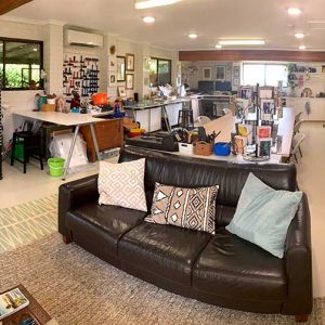 art workshops in Maleny at Kim Herringe's art studio