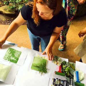 'Botanical Impressions' gelatin plate printing workshop