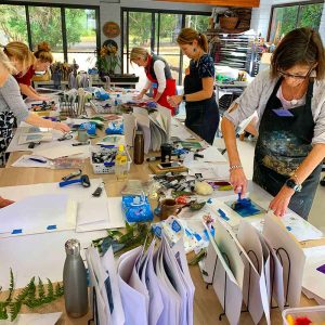 Gelatin Plate Printing and Monotype Workshop Sept 2019