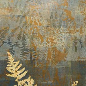 Botanical 2 - Gelatin Plate monotype print