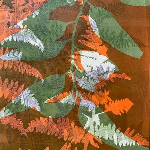 Botanical 3 - Gelatin Plate monotype print