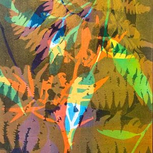 Botanical 6 - Gelatin Plate monotype print