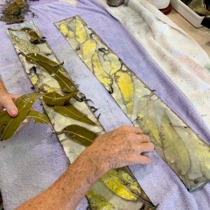 Eco-print on paper workshop November 2019