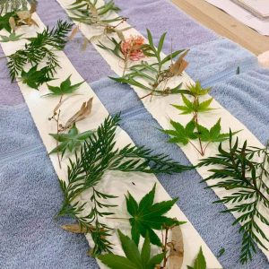 Eco-print on paper workshop November 2019