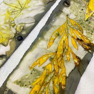 Eco-print on paper workshop November 2019
