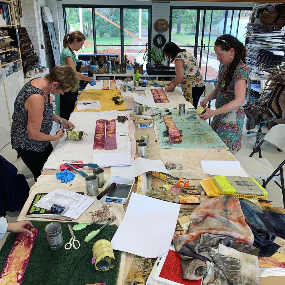 Eco Printing Workshop November Kim Herringe