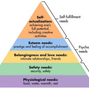 Maslow's Hierarchy of Needs.