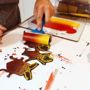 Linoprinting 101 at Artisan House