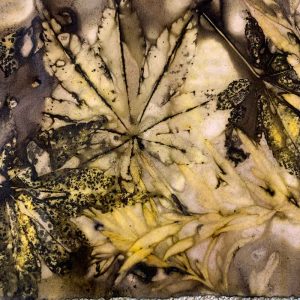 eco printing on paper