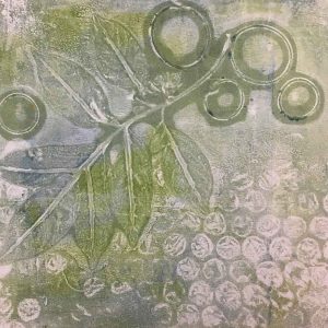 Palmwoods Arts & Crafts Group Gel Print Monotype workshop
