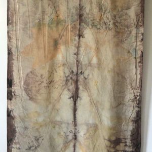 Botanical Eco Print Silk Scarf 160-03