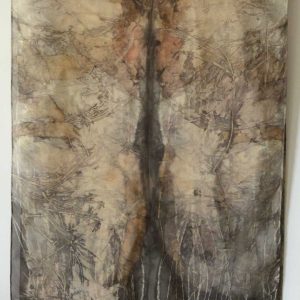 Botanical Eco Print Silk Scarf 160-10