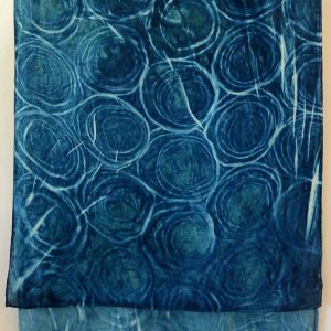 Cyanotype Cotton Scarf CCS-200-02