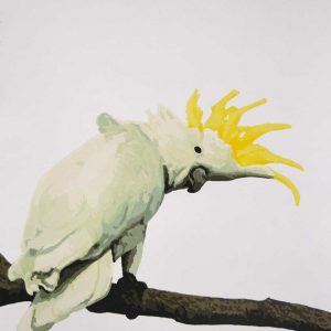 Come with me - Reduction Linocut - Kim Herringe