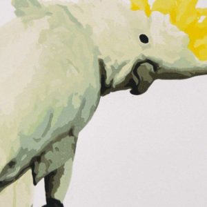 Come with me (detail) - Reduction Linocut - Kim Herringe