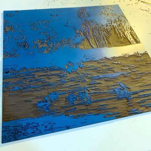 Out for the day - layer 2 carved ready to print