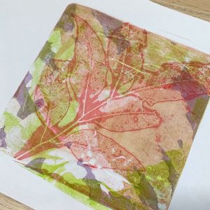 Gelatin Plate Monoprinting workshop, June 2020