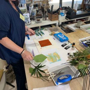 Gelatin Plate Monoprinting workshop, June 2020