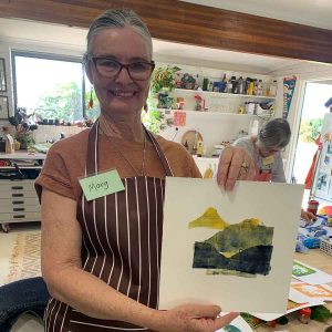 Gelatin Plate Monoprinting workshop, June 2020