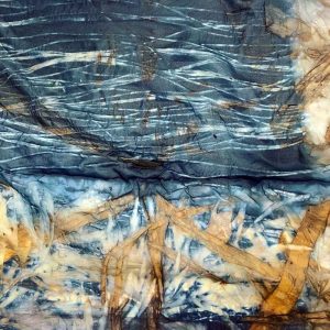 Eco-print on silk workshop May 2020