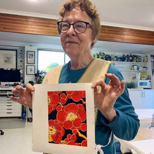 Colour and Reductive Linoprinting workshop - Jacky