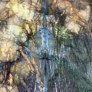 Eco-printing on silk - August 2020