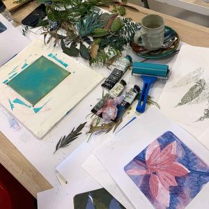 Gel Plate Monoprint Workshop August 2020