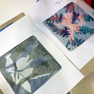 Gel Plate Monoprint Workshop August 2020
