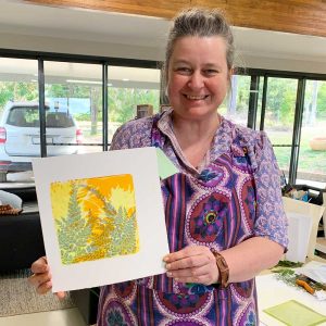 Gel Plate Monoprint Workshop August 2020