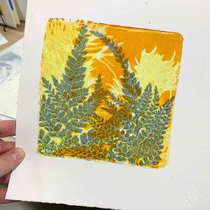 Gel Plate Monoprint Workshop August 2020
