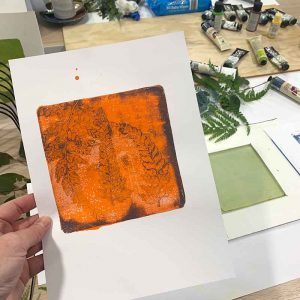 Gel Plate Monoprint Workshop August 2020