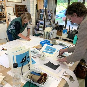Reduction Linocut Workshop August 2020
