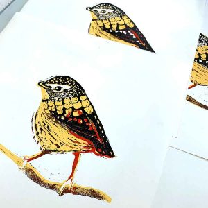 Reduction Linocut Workshop August 2020