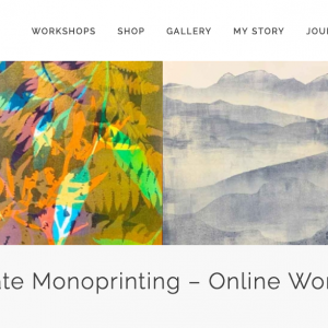 Gelatin Plate Monorinting Online Workshop | Kim Herringe