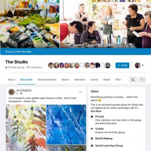 Online Gel Plate Printing Workshop Gallery