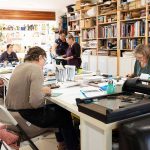 Printmaking workshops with Kim Herringe, Maleny. Linocut workshop