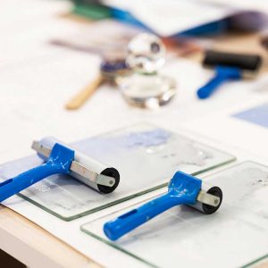 Printmaking workshops with Kim Herringe, Maleny. Linocut workshop