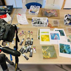 gelatin plate monoprint