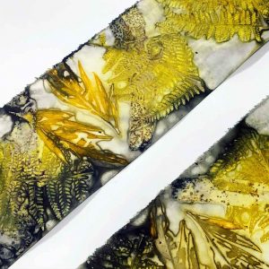 Eco-printing on silk - October 2020