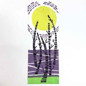 Reductio linocut workshop - October 2020