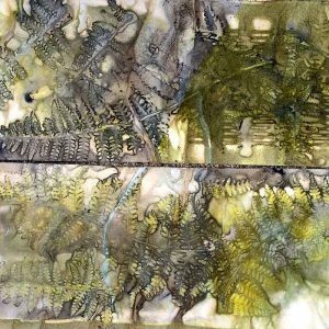 Eco-printing on paper November 2020