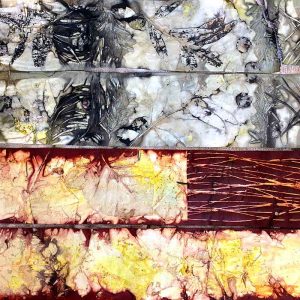 Eco-printing on paper November 2020